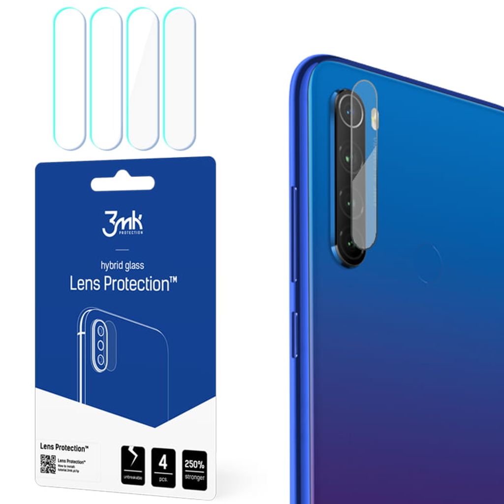 3mk Hybridglas Lens Protection für Xiaomi Redmi Note 8T Produktbild 