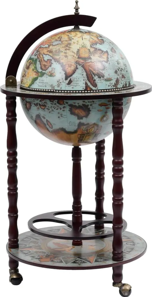 Bar Globe Rangement Bouteilles - Fini le Désordre avec ce Meuble Bois