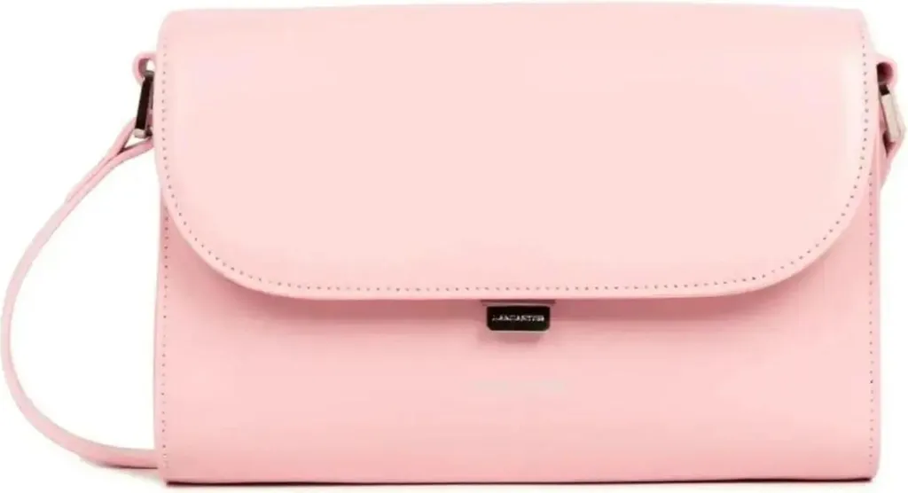 Lancaster Sac Trotteur Suave Even M Rose Fumé - Sacoche Cuir Élégante