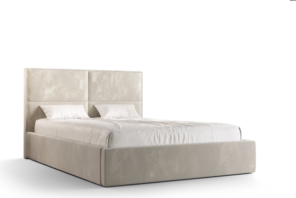 Roe Furniture | Boxspringbett - APOLLO - 90x200 cm - Beige - mit Bettgestell und Bettkasten - Tagesbett - Polsterbetten - Bett Schlafzimmer