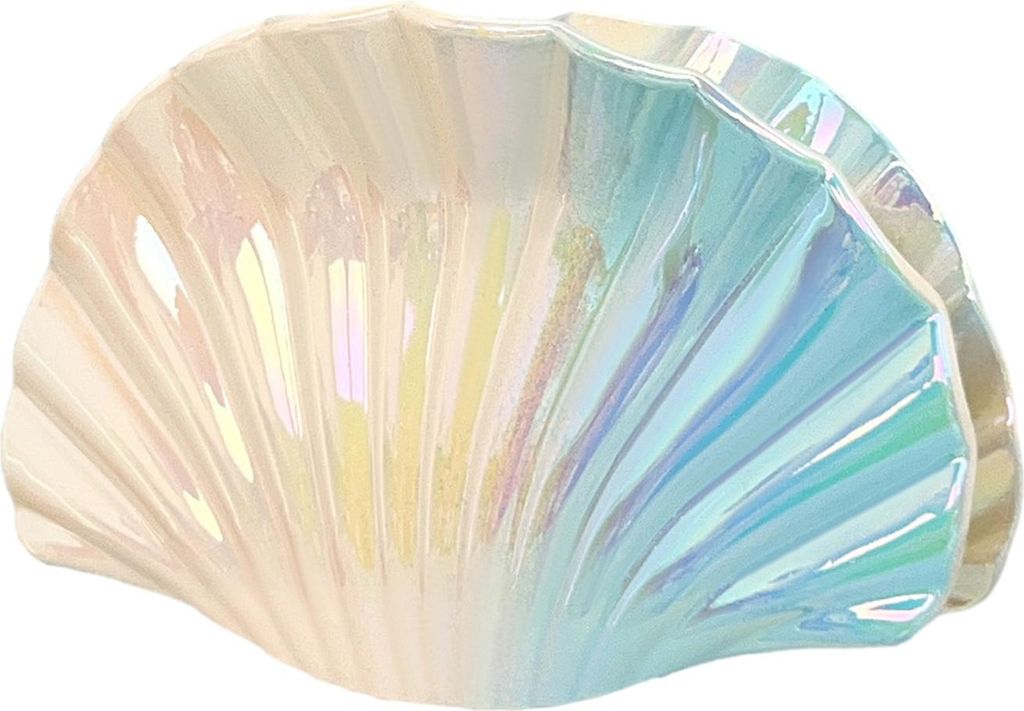 Haarspange Farbverlauf Hohles Design Muschelform Haarklammer Kunststoff Harz Material Starker Halt Hinterkopf Haarklammer