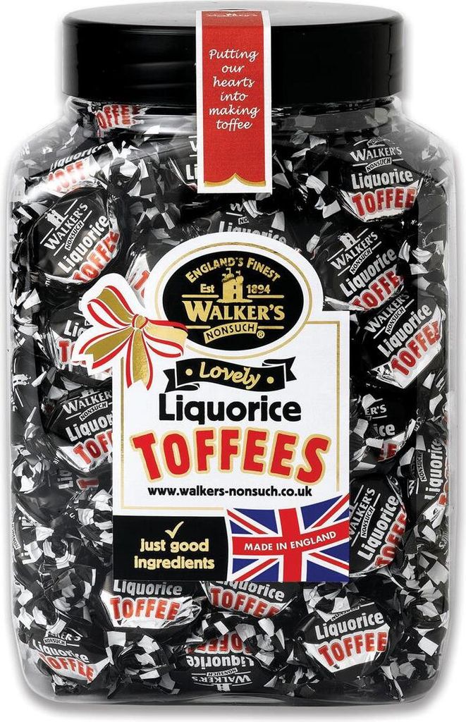 Walker's Nonsuch Toffees Liquorice (Einzelpackung mit Produktbild 