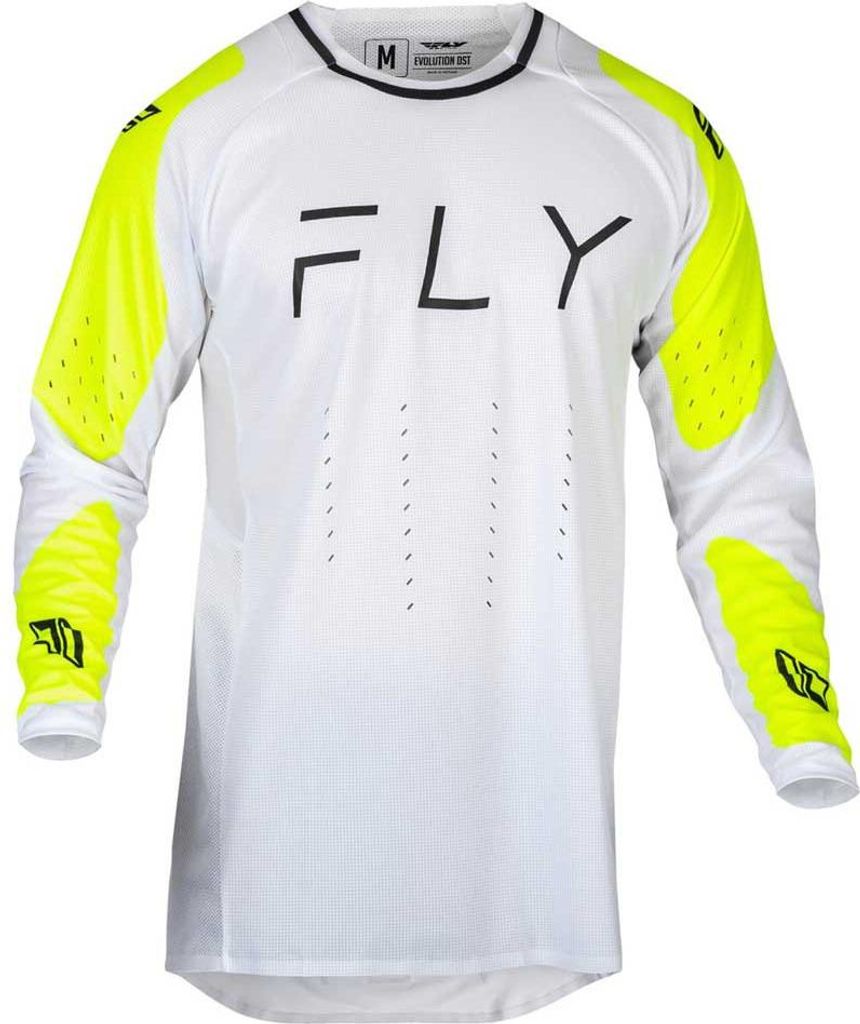 Fly Racing Evolution Dst Langarm-t-shirt Weiß L Mann Weiß L