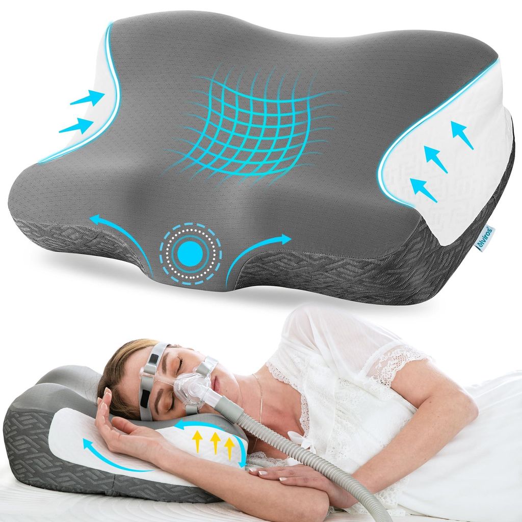 Ergonomiczna poduszka CPAP wykonana z pianki memory Zdjęcie produktu 