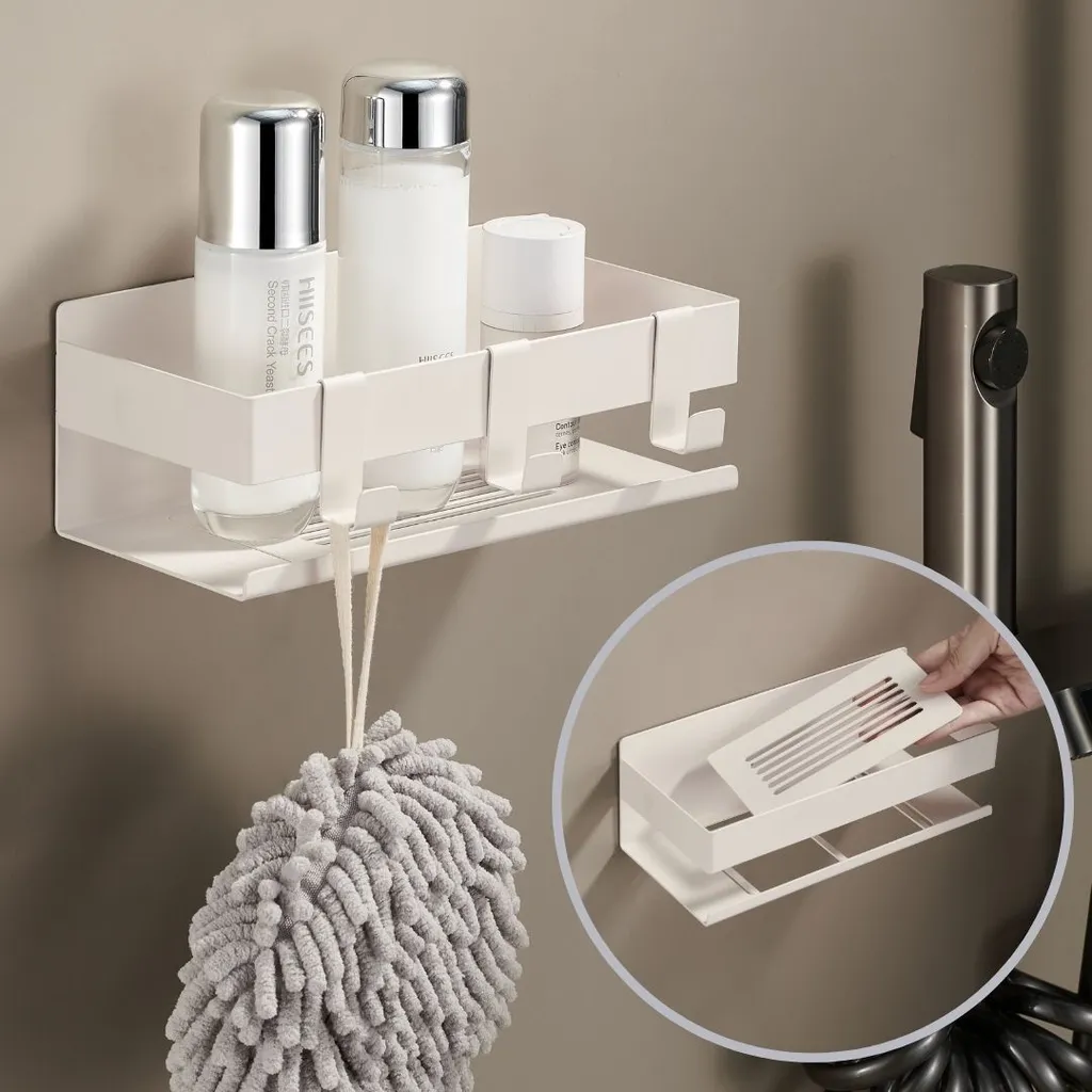 Gancio A Ventosa Per Doccia Senza Trapano Ventosa Per Doccia Cesto Rimovibile Per Bagno Doccia E Cucina Cesto Per Shampoo Balsamo Sapone Bianco 1 Pezzo 85192697