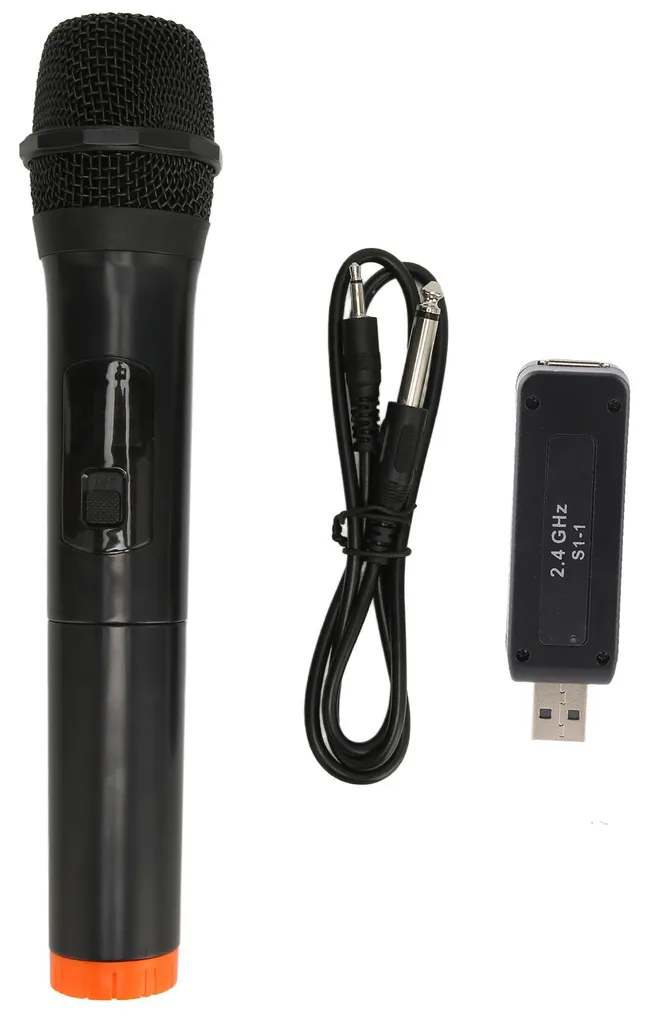 Microphone sans fil UHF anti-interférence et réduction bruit 40m