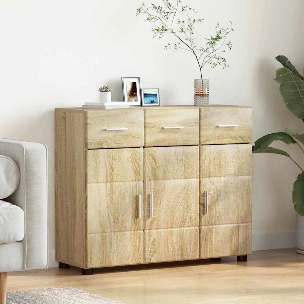 Maison Exclusive Credenza Ufficio FLORIN Rovere Sonoma 88,5x30,5x73