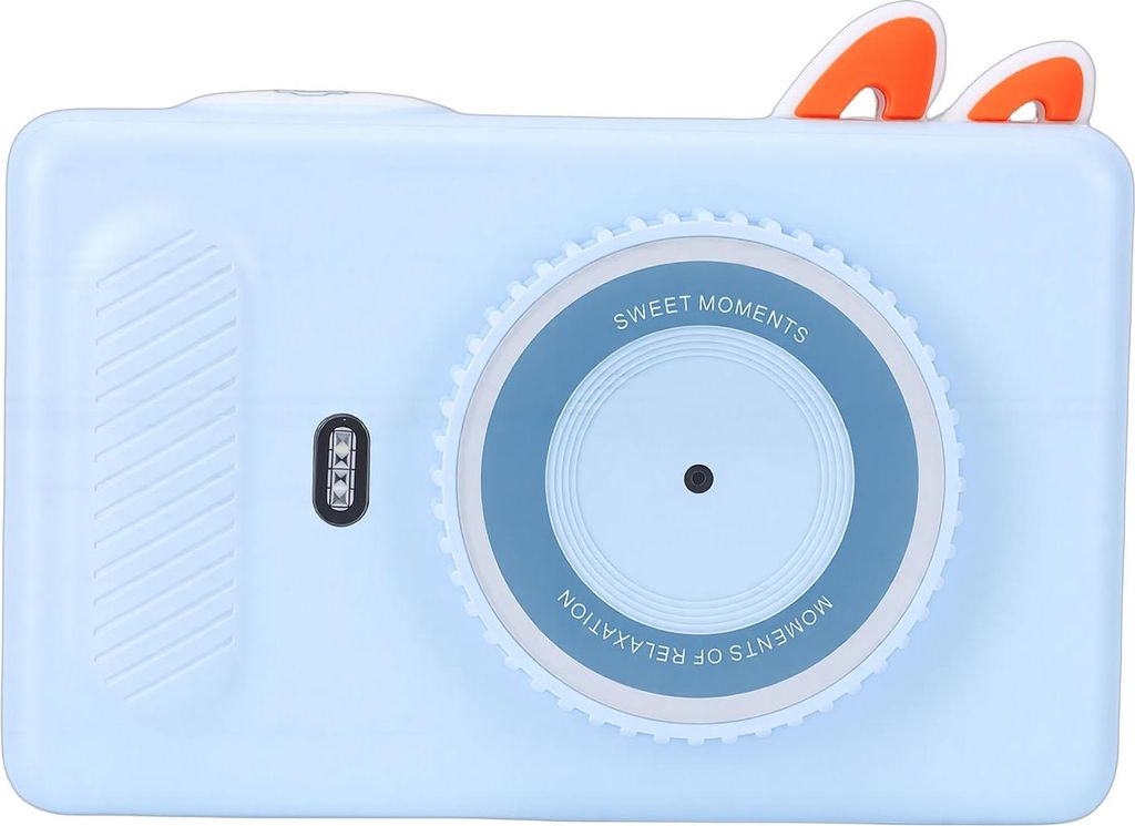 AI Kids Camera HD-Videoaufzeichnung 2,4 GHz WLAN LCD-Touchscreen KI-Lernfähige digitale Videokamera Hellblau