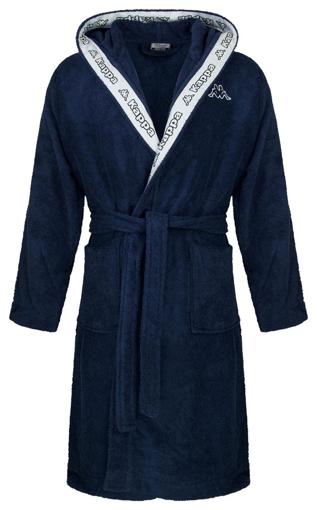 KAPPA Uni Bademantel mit Kapuze 100% Baumwolle Gr. S-4XL, Produktbild 