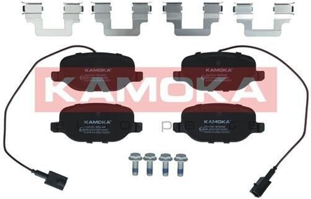 KAMOKA Bremsbeläge Satz Hinten für ALFA ROMEO GIULIETTA (940) JQ101321