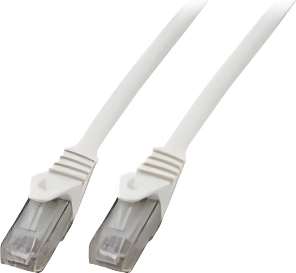 Cordon de Brassage RJ45 5m Cat.5e LSZH Blanc pour Réseau Ethernet PC