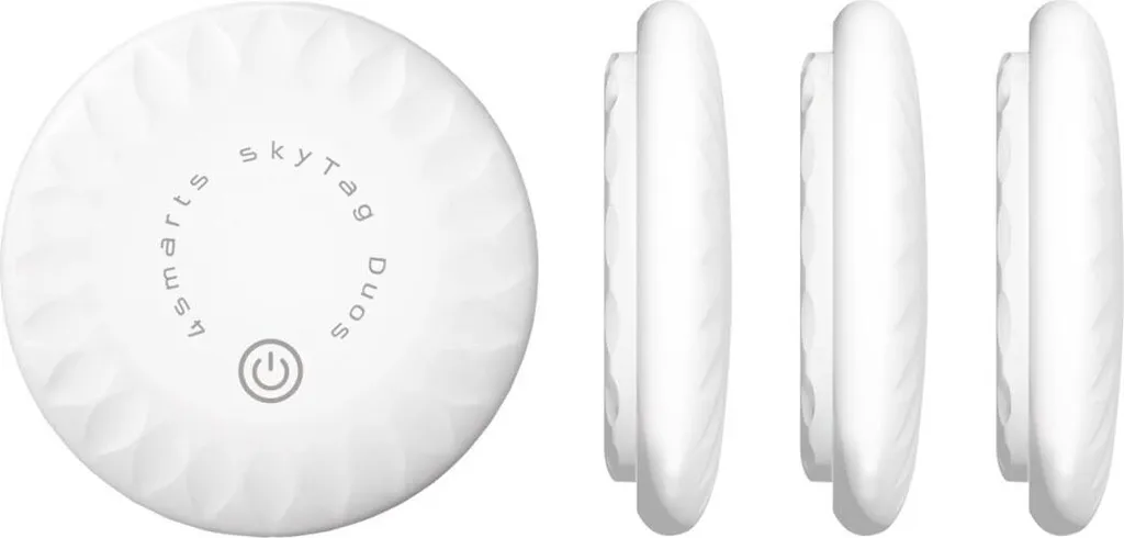 4smarts SkyTag Duo Set da 4 Localizzatore Personale Bianco Bluetooth
