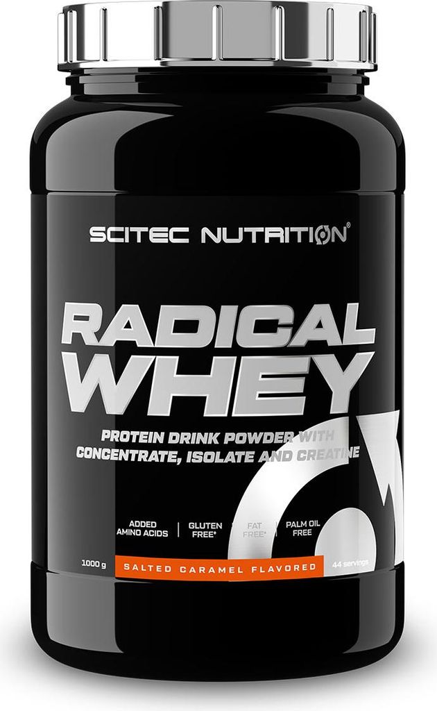 Scitec Nutrition Radical Whey 1000g Pulver Dose Salz Karamell