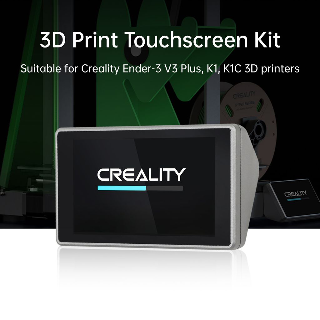 Original K1 Or K1 MAX 4.3 Inch Full-Color Touch Screen Kit Display Cable 3D Printer Parts 480×400 For K1 MAX 3D Printer(K1 Max Screen Kit