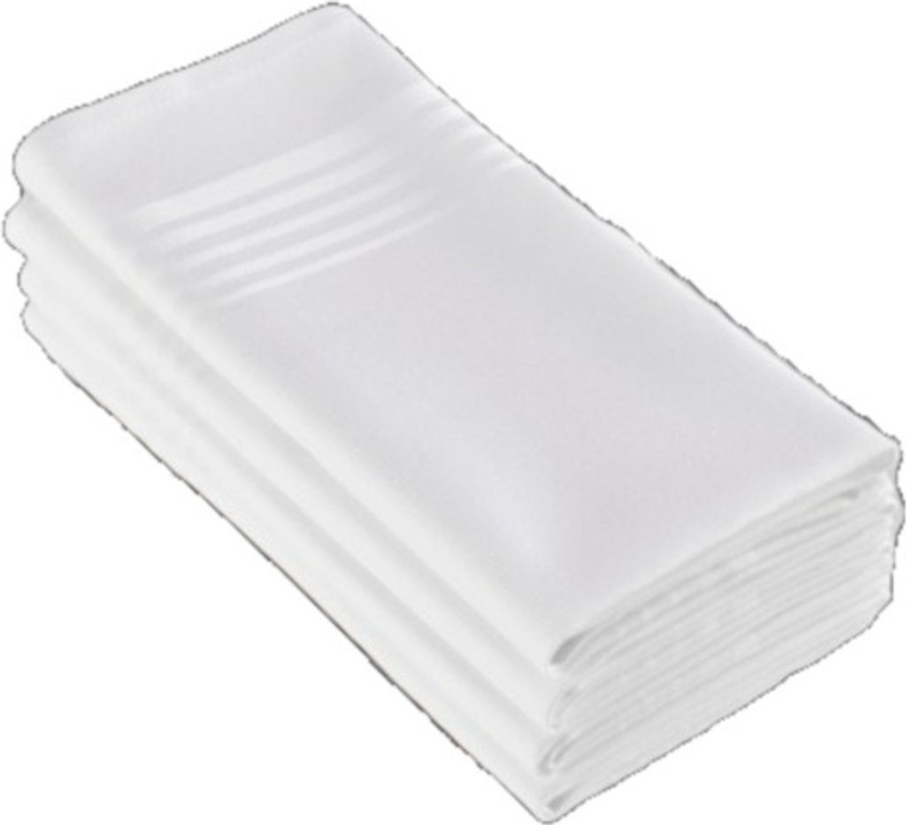 serviettes Deauville 51x51 cm coton blanc 4 pièces Image du produit 