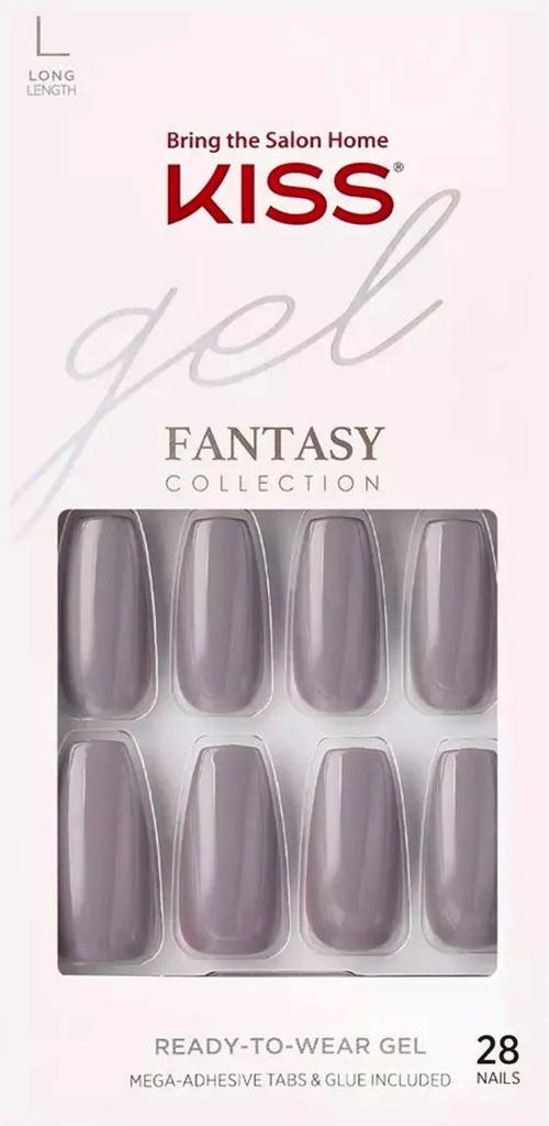 Kiss | Künstliche Nägel - Violett - 28 Stück - Gel-nägel - Nagelset