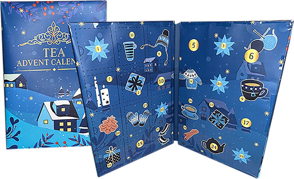 XXL Adventskalender mit 24 feinen Teesorten in Produktbild