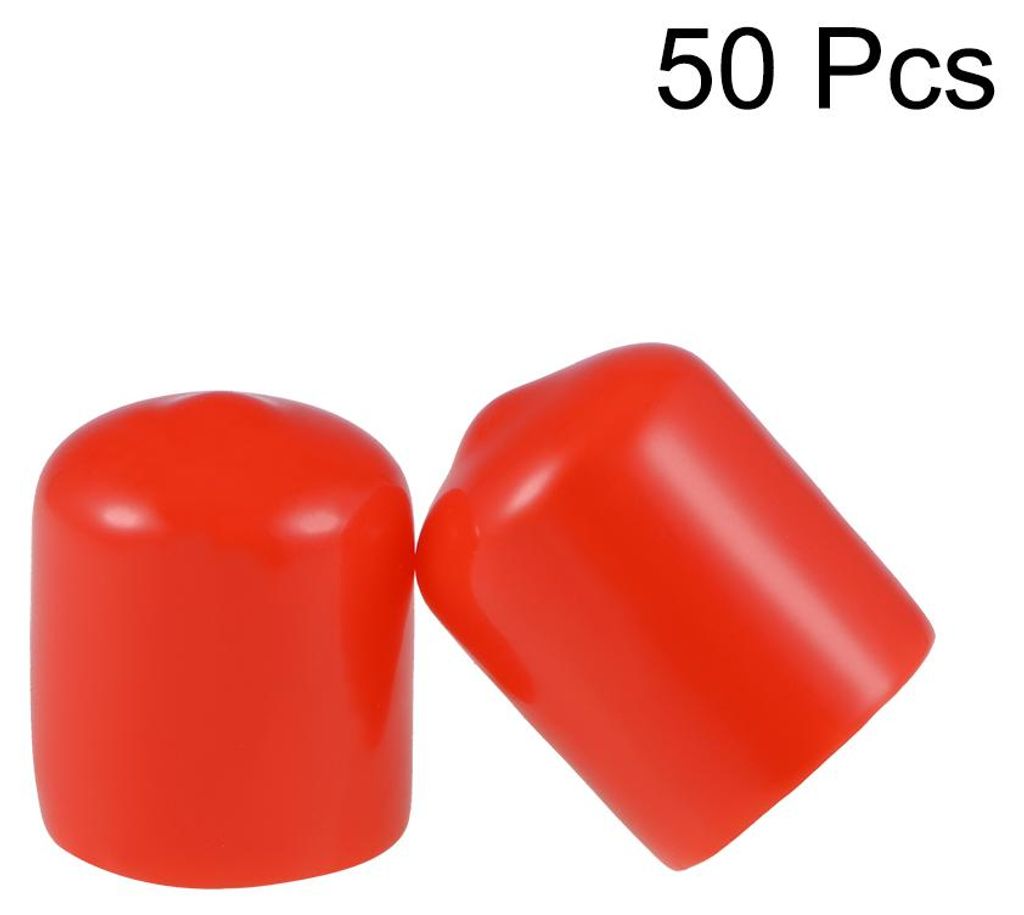50 Stš¹ck Gummi Endkappen 17mm Innendurchm. Gummikappen Runde Schutzkappen Gummi Abdeckung Stopfen M?belgleiter Bolzen Gewindeschutz fš¹r Schra...