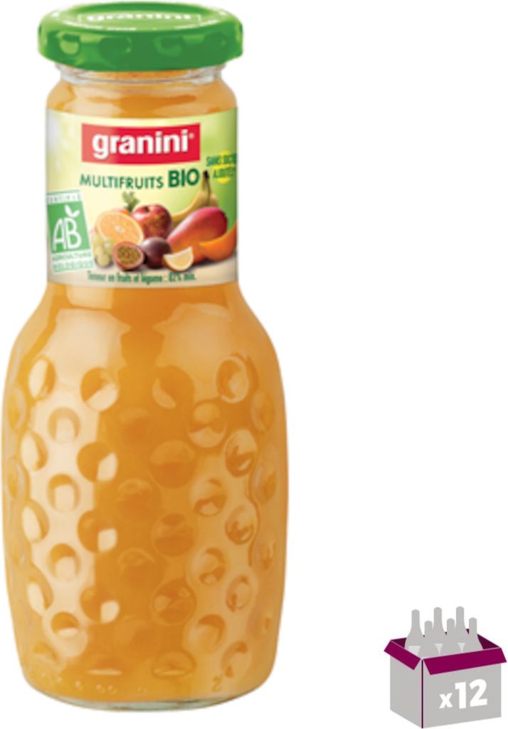 Jus de fruits multi-organique Granini 12x25cl Image du produit 
