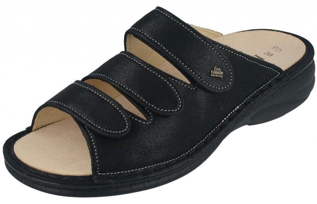 Finn Comfort Damen Pantolette HELLAS schwarz Größe EUR 37 Produktbild 