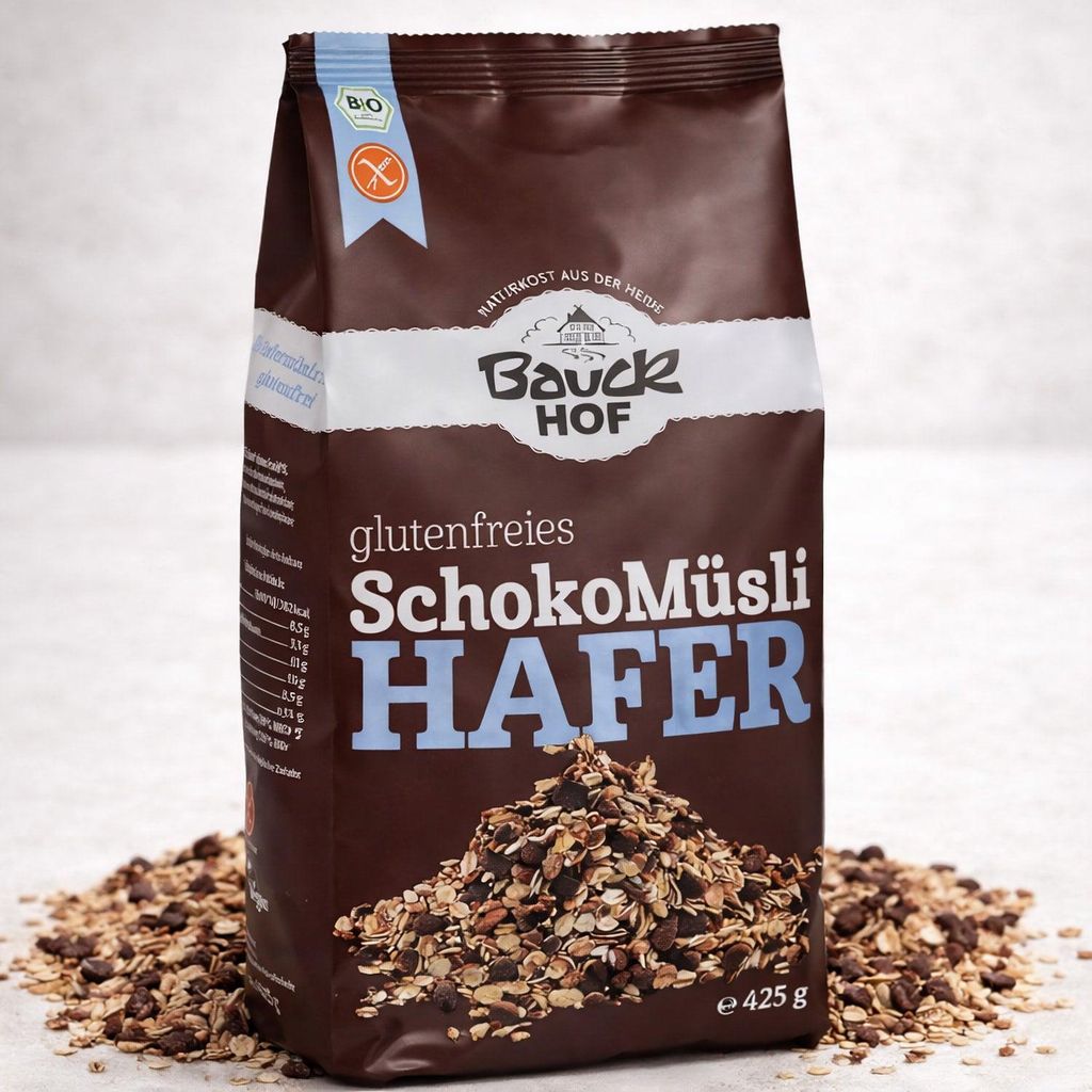 Bauck Mühle Ovesné müsli Čokoláda demeter 425g Obrázok produktu 