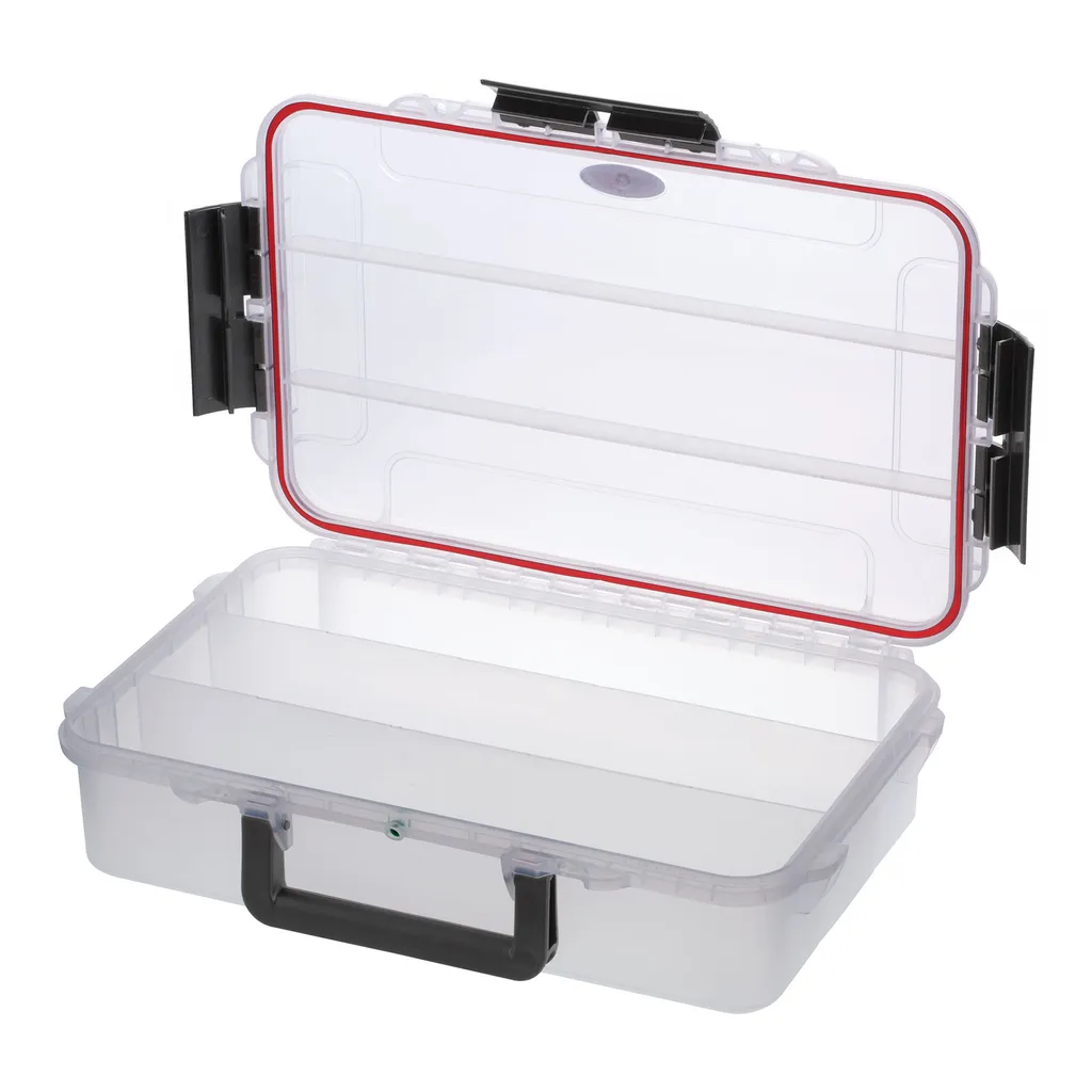 Boîte à appâts clear Dieter Eisele 35x19,5x8,6cm pour pêche en mer