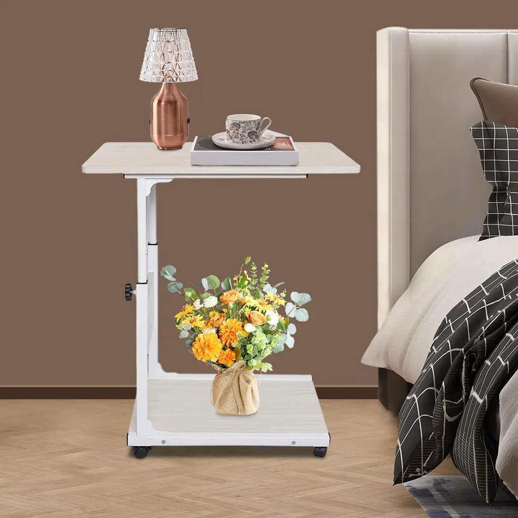 Table de lit à roulettes pour éviter le mal de dos et travailler assis - 3