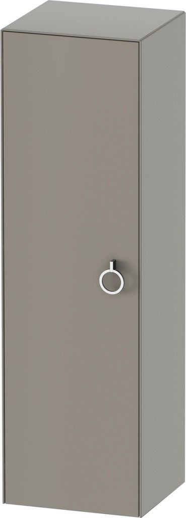 Duravit White Tulip Halbhochschrank, Breite 400 x Tiefe 360mm, eine Tür Anschlag links mit Griff, WT1333L9292