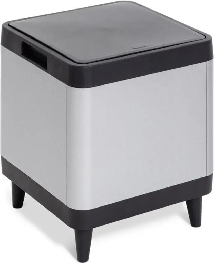 DEA HOME Poubelle Berlino 40 L Noir et Aluminium Z0470RAA10400 Design