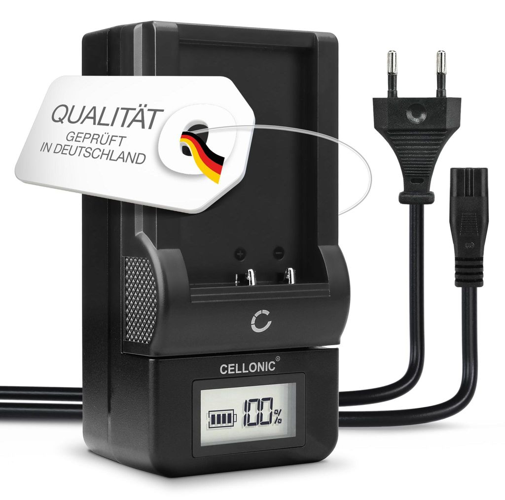 CELLONIC VW-VBT190 -VBT380 -VBK180 Ladegerät für VW-BC10 Produktbild 