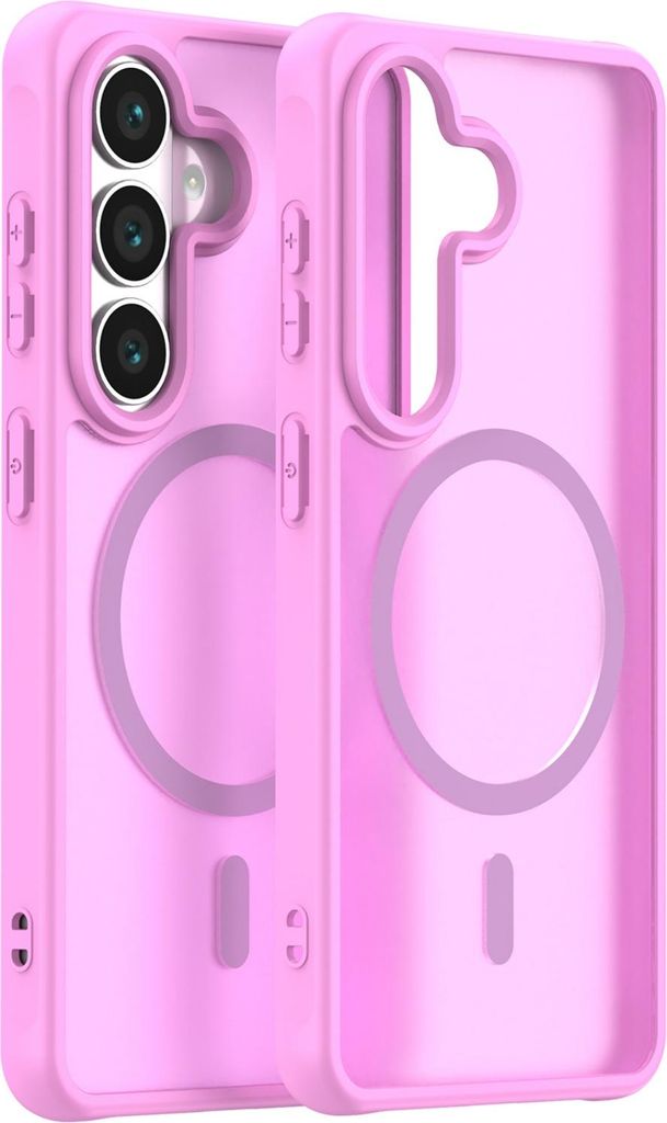 Handyhülle für Samsung Galaxy S26 Magnet Case Schutzhülle Kratzfest in Pink