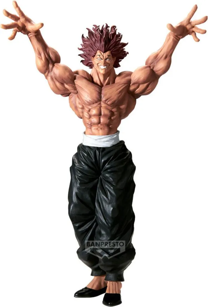 Figurine Hanma Yujiro 31 cm Grandista : finitions PVC ultra détaillées