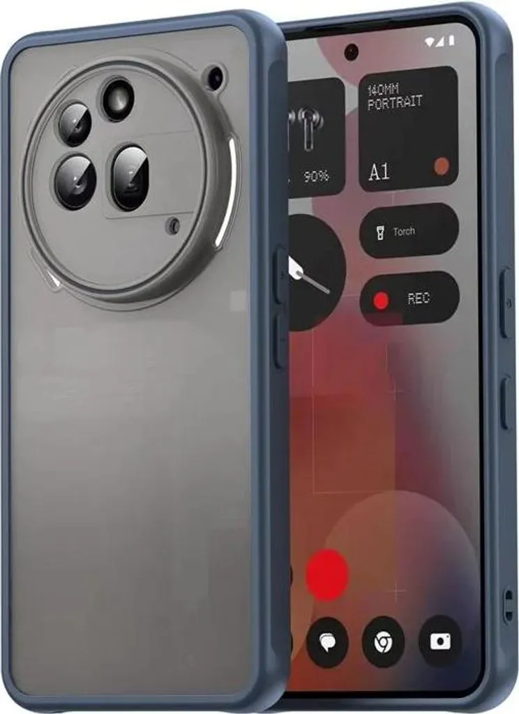 Custodia Nothing Phone (3a) Pro Blu Opaco - Phonesta AirFrost Case