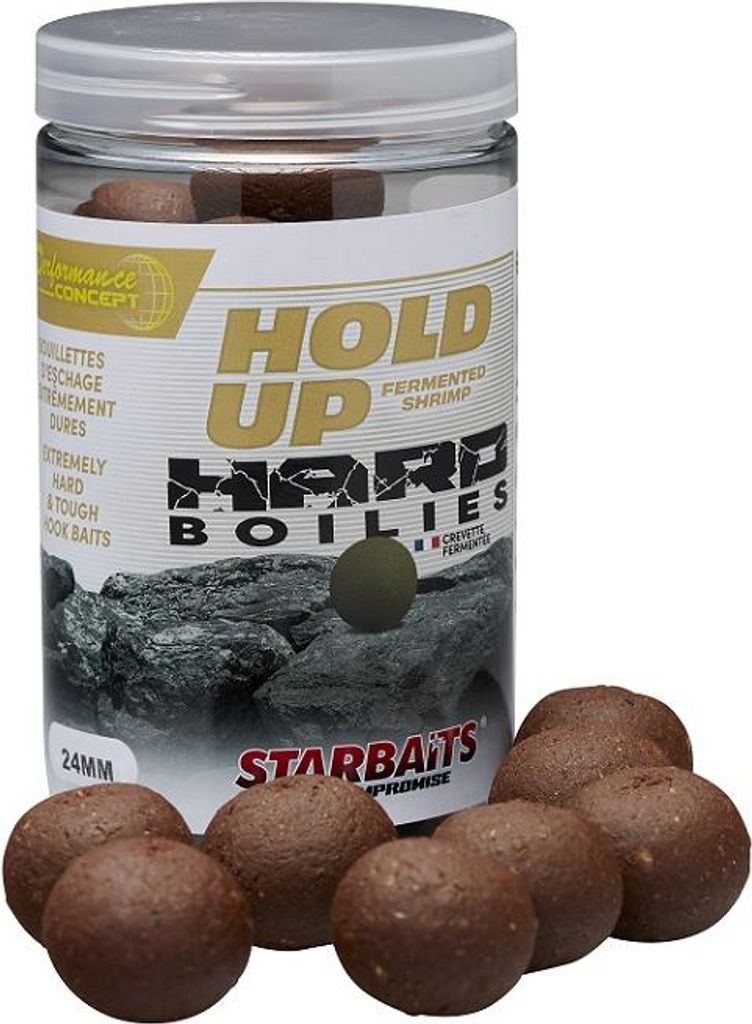 Starbaits Hold Up Fermented Shrimp Hard Boilies 200g 24mm Zdjęcie produktu 