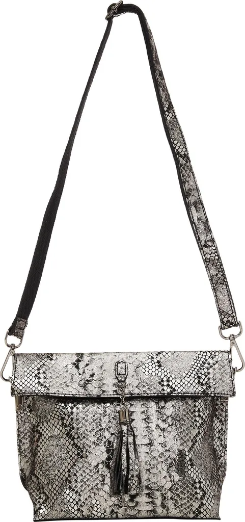 Sac bandoulière NAEMI argent femme idéal pour mariage et sortie en ville