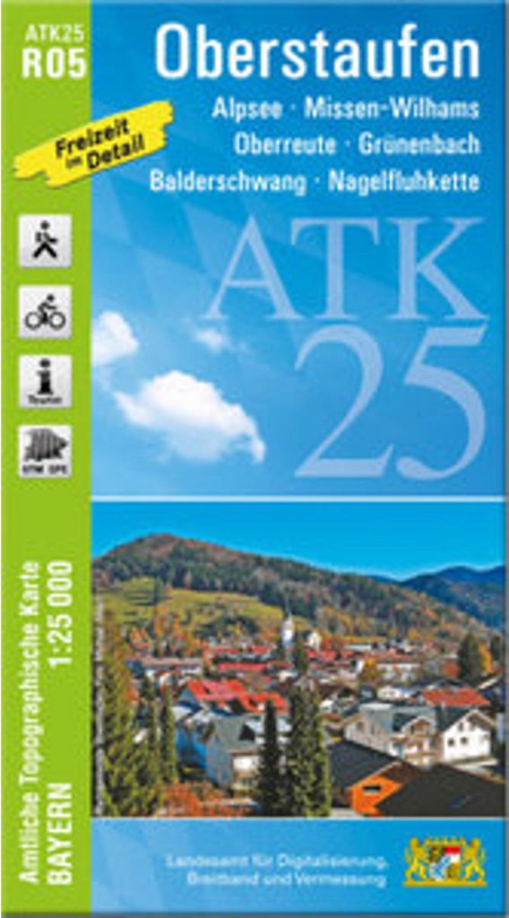 ATK25-R05 Oberstaufen (Amtliche Topographische Karte 1:25000)