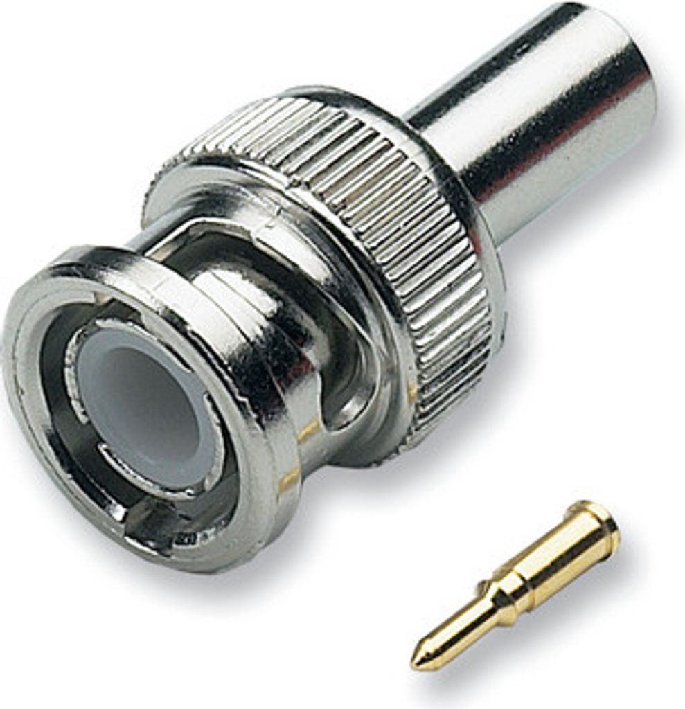 Krimpovací konektor BNC priamy RG174 50 Ohm -- Obrázok produktu 