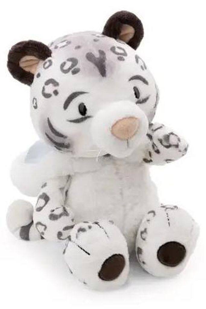 NICI Kuscheltier Schneeleopard Eleni Snowbell 70cm - weiß - Weiches NICI Plüschtier – niedliches Stofftier zum Kuscheln & Spielen – tolle Ges...