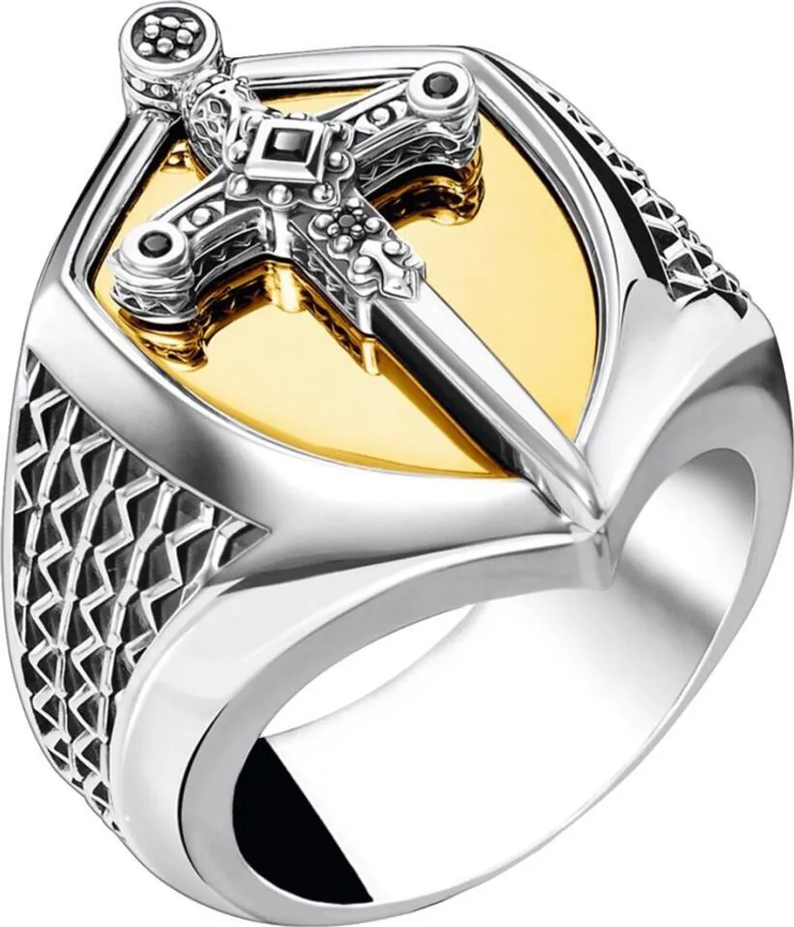 Bague Thomas Sabo TR2309-849 Taille 54 - Bague Plaqué Or Moderne