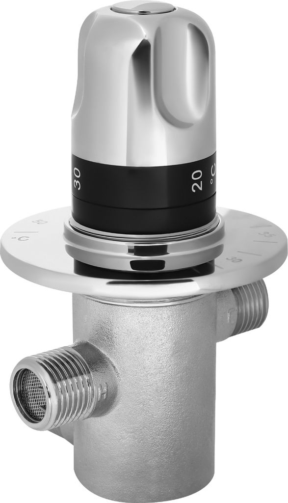 Kalt-/Warmwasser-Mischbatterie Mit Schlauch 1/2" & Duschkopf - Für Friseursalon, Waschbecken & Mehr