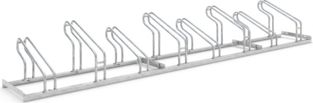 Fahrradständer Bügelparker 2058 BF | 8 Räder einseitig | RA 390mm
