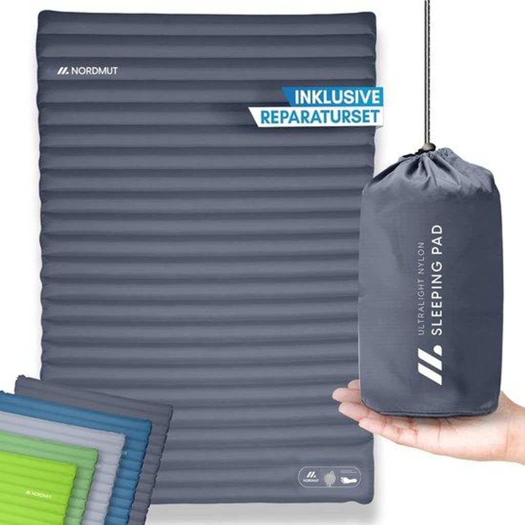 Selbstaufblasende Campingmatte für 2 Personen – 10 cm, Produktbild 