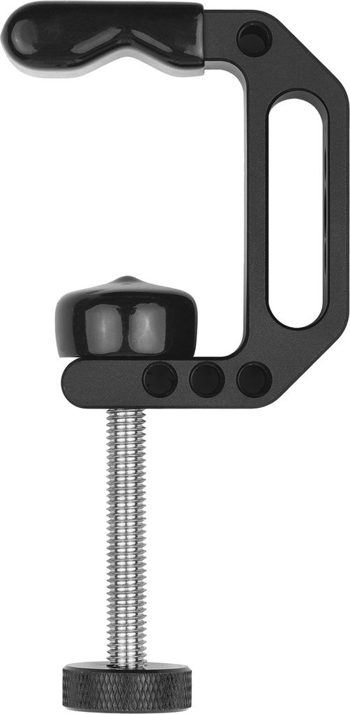 Universal C Clamp Heavy Duty Desktop Mount Clamp Tripod Light Stand Clamp with Standard 1/4 Inch & 3/8 Inch Screw Holes for Mounting Video Monitor ...