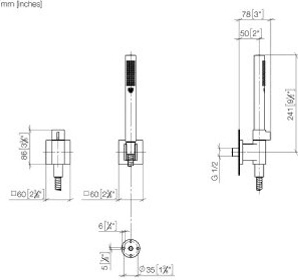 Dornbracht 27809985-27 Schlauchbrausegarn. SERIENSPEZIFISCH