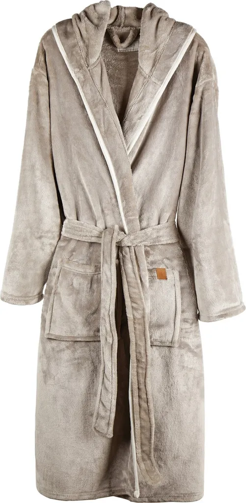 Accappatoio Vinga Louis Luxury rPET Grigio L-XL - Moda Etica Unisex