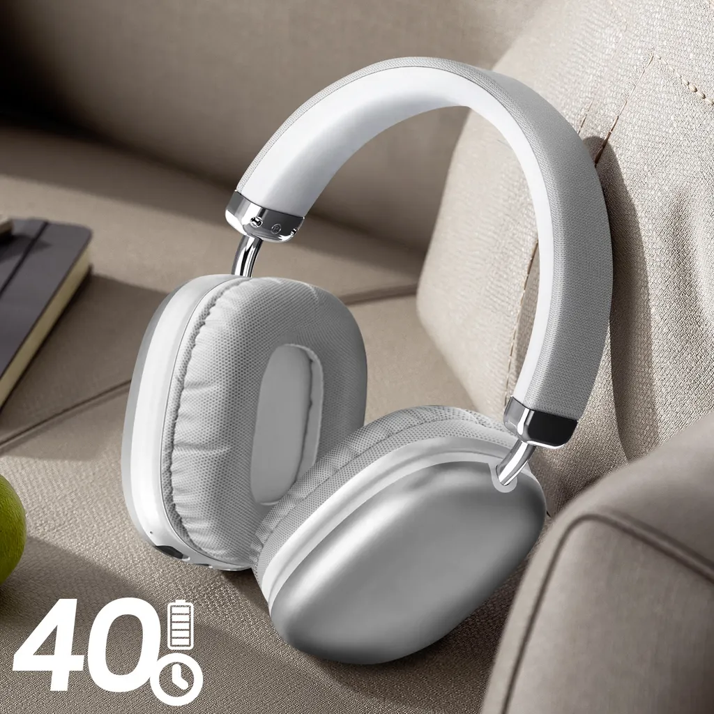 Casque Bluetooth Avizar Argent : Fini les câbles avec le Micro intégré