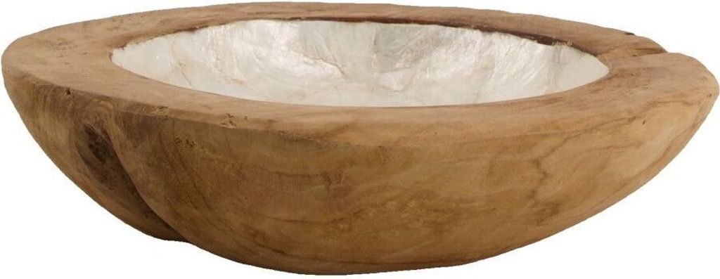 Dijk Schale Capiz Teakholz Ø 27 cm