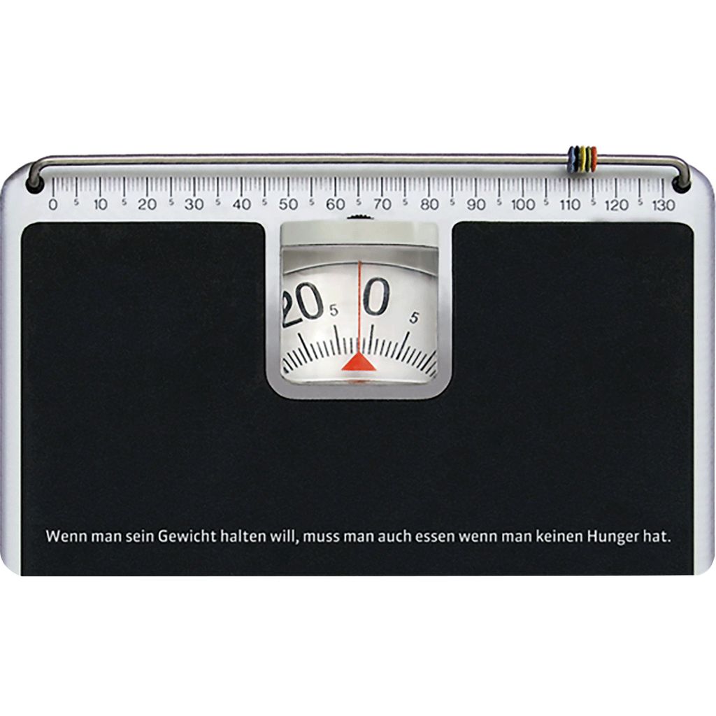 Frühstücksbrettchen 23 x 14 cm - 68071 ''Gewicht halten'' von Inkognito - Künstler: INKOGNITO Wilson - Schork - Dies & Das - Küche & Frühst...