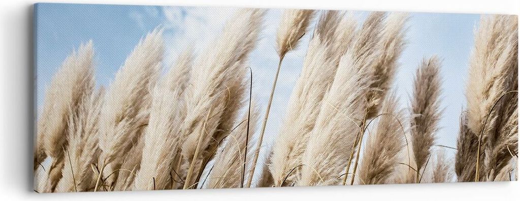 Bild auf Leinwand - Leinwandbild - Einteilig - Stock Himmel Boho - 90x30cm - Wand Bild - Wanddeko - Wandbilder - Leinwanddruck - Bilder - Wanddekor...