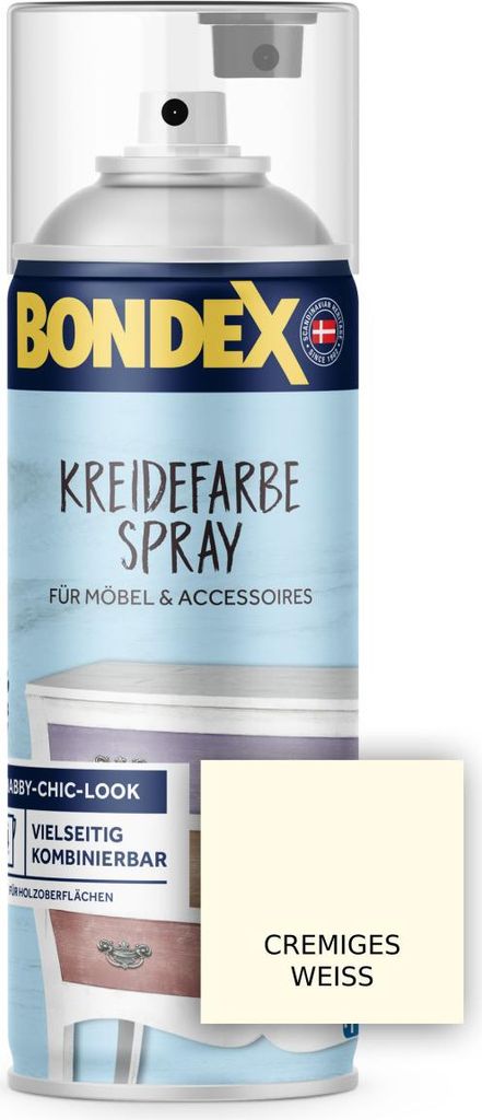 Bondex Kreidefarbe Spray 400 ml cremiges weiß